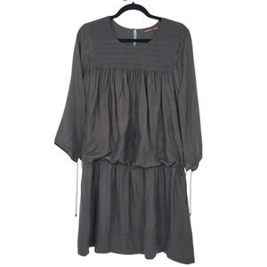 Comptoir Des Cotonniers Pleated Drop Waist Dress Sz S